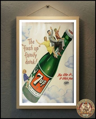 7 Up Repro Filmposter - 36x24