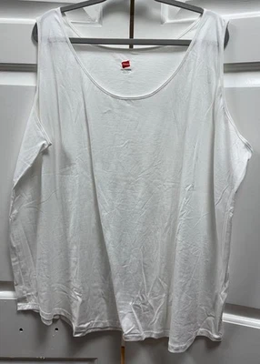 Hanes Women’s Cotton Tank Top Size 4X New - Image 1 of 4