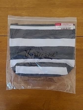 31 Thirty-one Size up Expandable Pouch in Watercolor Stripe NWT