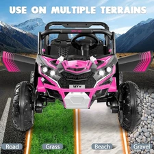 24V Ride on Toy Car for Big Kids XL Kids UTV 2 Seater w/ Remote Control MP3 &USB