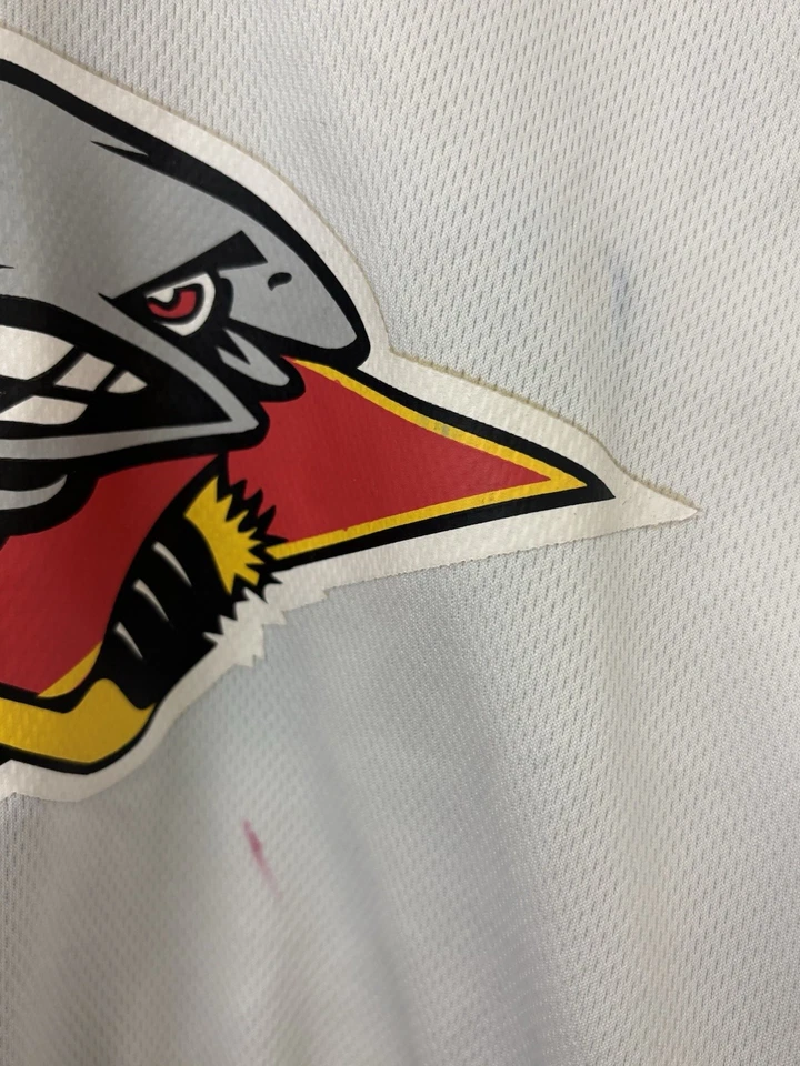 Camiseta de hóquei vintage anos 90 promoção coiote Cincinnati Cyclones juvenil leitura média - Imagem 2 de 4