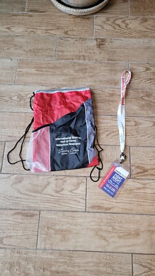 JUNE 2018 BOXING HOF  INDUCTION PRESS CREDENTIALS & BACK PACK CHAVEZ ALI TYSON
