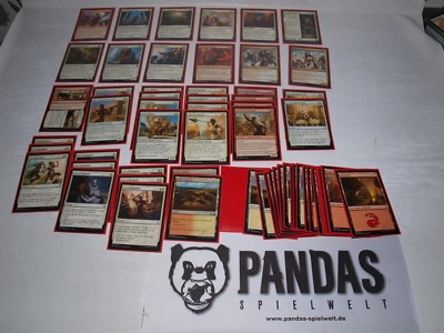MtG Magic the Gathering r/w Warrior Exert Deck