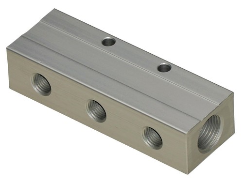 Compressed air distributor aluminium distributor aluminium distributor compressed air coupling pneumatics - Picture 3 of 17