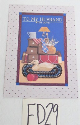 Father's Day Greeting Card for Husband Love Tender Thoughts