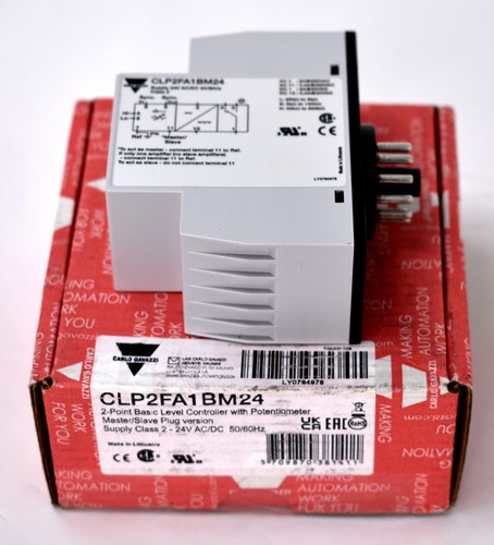 CARLO GAVAZZI CLP2FA1BM24 2 Point Basic Level Controller w/ Potentiometer - Picture 2 of 5