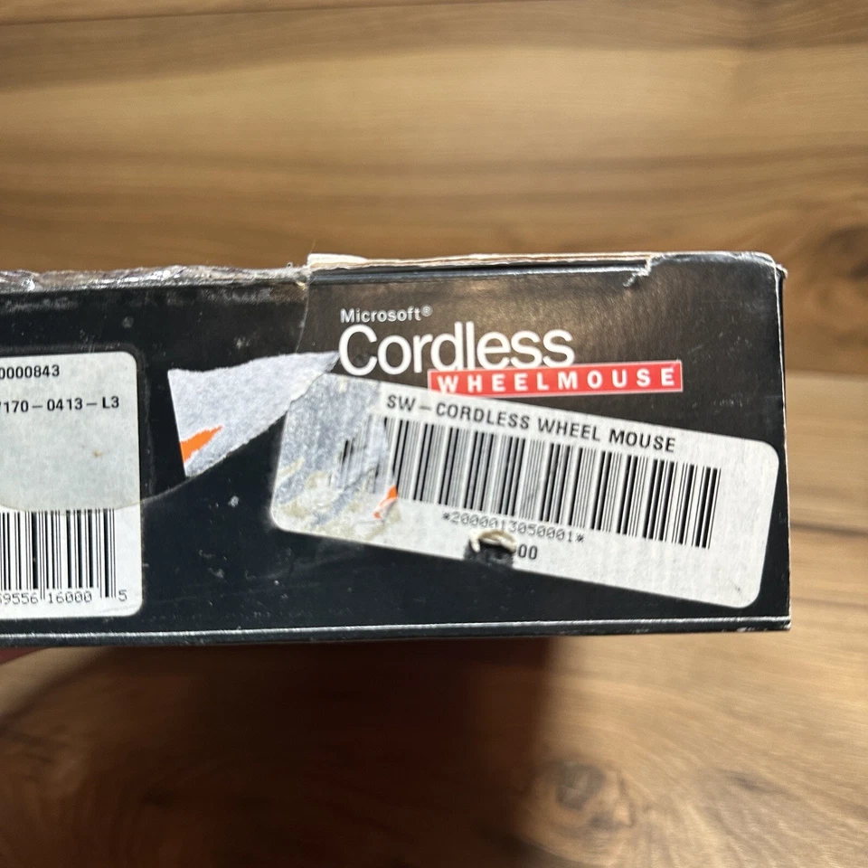 Vintage Microsoft Cordless Wheel Mouse Wireless X05-43135XB Retro - Image 4 of 4