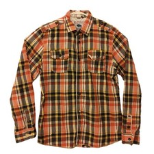 Buffalo David Bitton shirt mens L Large multicolor plaid long sleeve button