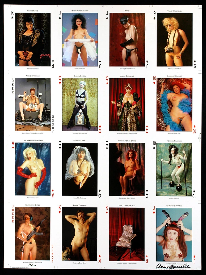 Sex-positiver Feminismus. 4 Multiples Annie SPRINKLE (*1954 USA), handsigniert - Bild 4 von 4