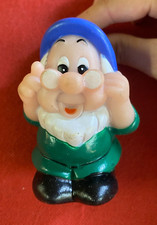 NANO BIANCANEVE PUPAZZO DI GOMMA Disney Altezza 9 cm Anni '70 NO Ledra Plastic