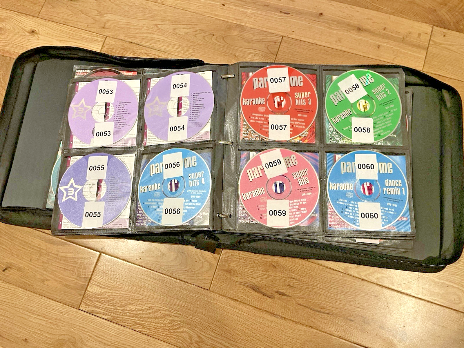 127 Karaoke CDG Discs Bundle 1400 Tracks in Total in Folder