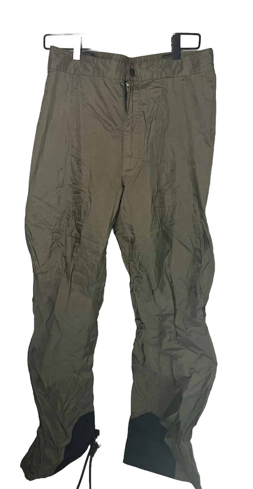 Men’s Patagonia Nylon Snow Pants Size 34 Khaki Full Side Zipper