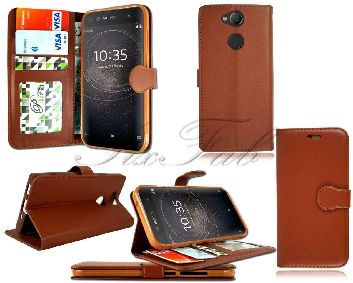 NEKOYA Custodia Cover Compatibile Con Sony Xperia XZ1,Custodia A Portafoglio In Pelle Con Slot Per Schede,Supporto Per Supporto E Chiusura Magnetica,Cover Custodia Per Sony Xperia XZ1