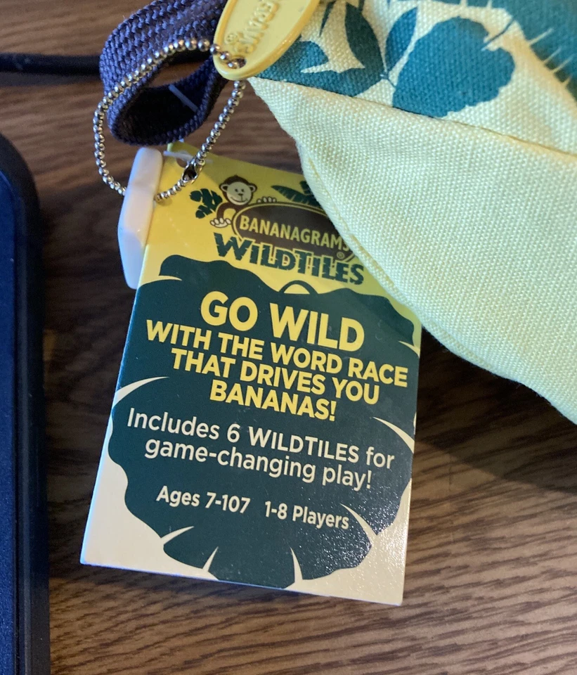 Bananagrams Wild Tiles Word Game w/ wild tiles & Rule Sheet LNWT - Image 2 of 4