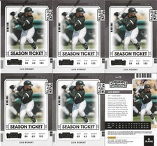 2021 Panini Contenders LUIS ROBERT - Lot of 6 Cards - #70 Base - White Sox