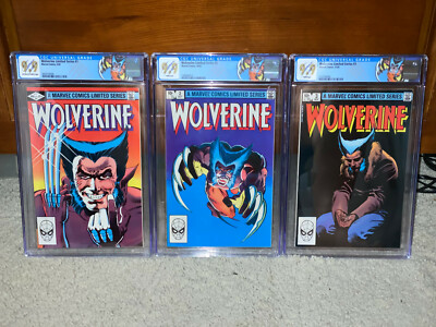 Wolverine Limited Series #1 #2 #3 #4 All CGC 9.9! 1982 SET! Not