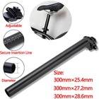 Bicycle Seat Post Adjustable MTB Mountain Bike Road Seatpost Tube Aluminum Alloy