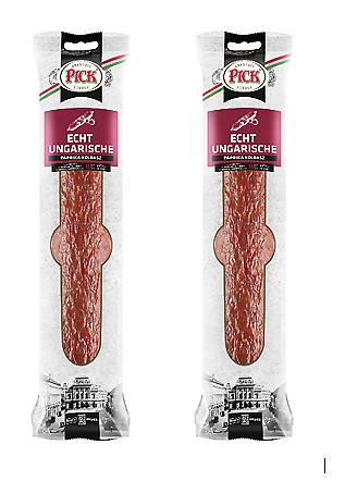 Paprika Kolbasz Salami  Pick Ungarische Salami Stange   2 x 400 g Stück - Bild 1 von 1