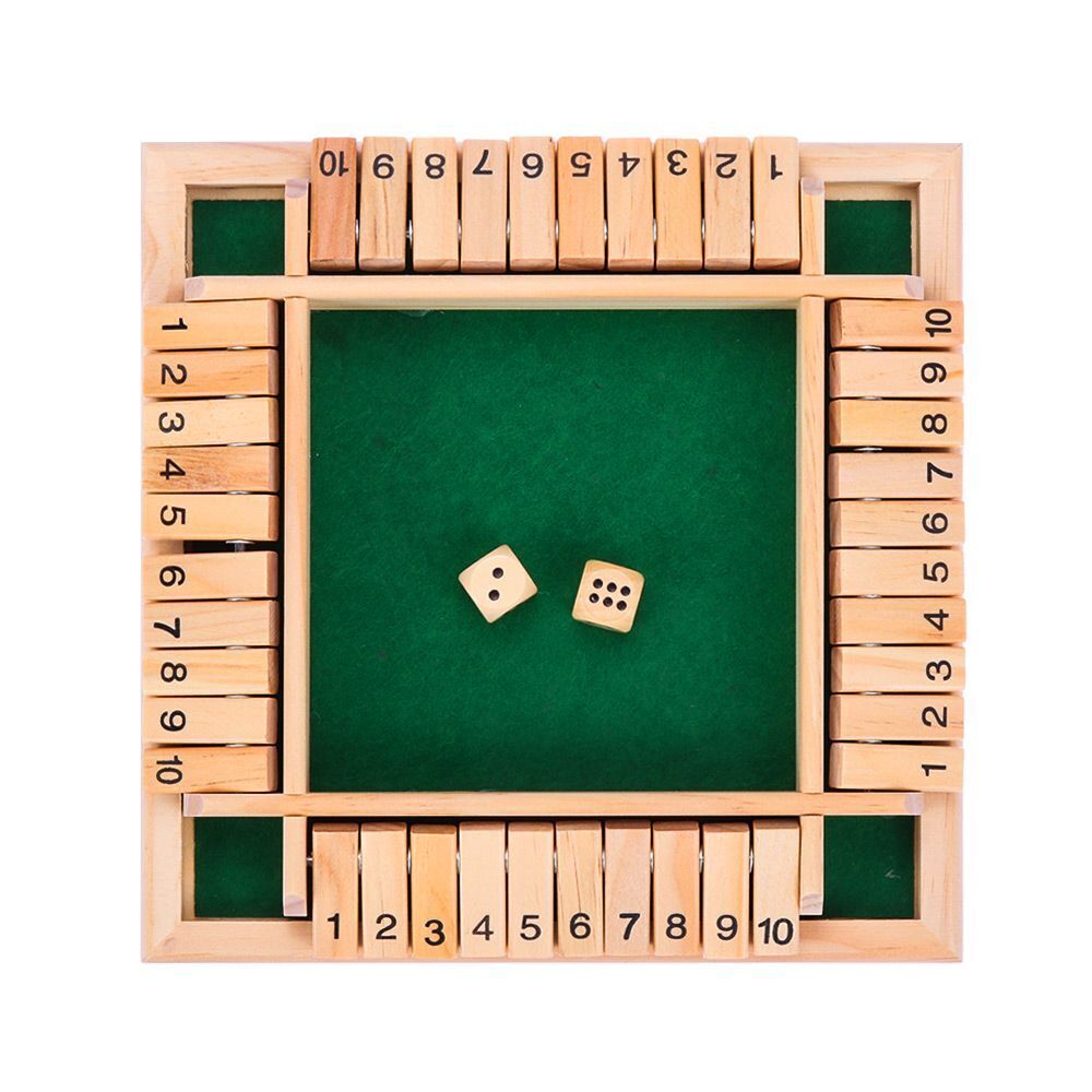 Square SHUT THE BOX GAME, For Educational Purpose