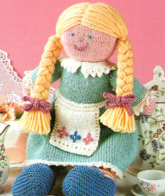 knitted rag doll