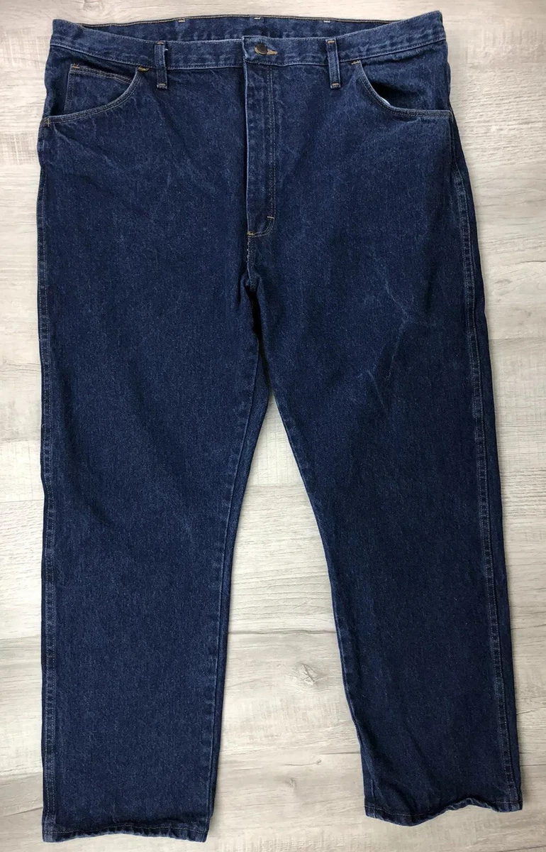 Rustler Jeans 100 Cotton Blue Denim Mens Size 42 x 30