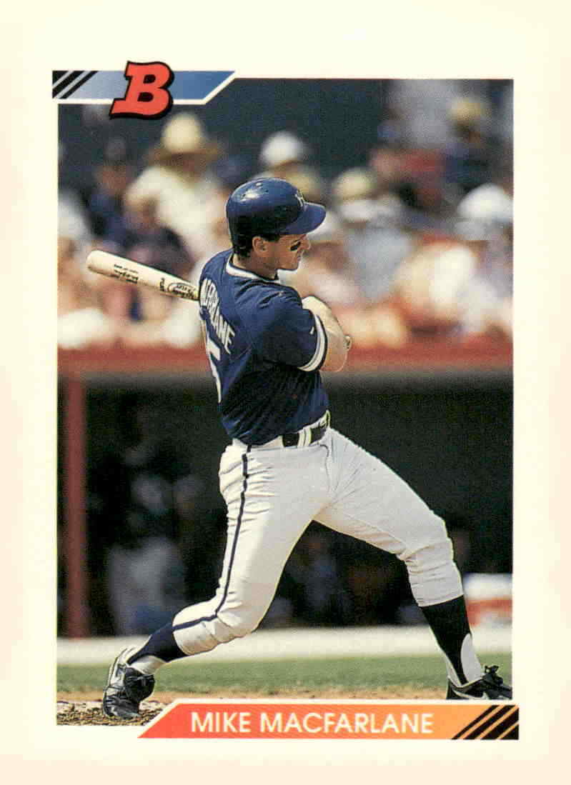 1992 Bowman #589 Mike Macfarlane