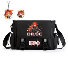 Anime Genshin Impact Satchel Travel Bag Shoulder Cosplay Messenger Bag Gift 3
