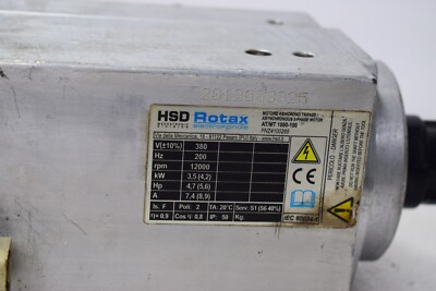 HSD AT/MT 1090-100 SPINDLE MOTOR 4.5kW FNZ4100265 | eBay