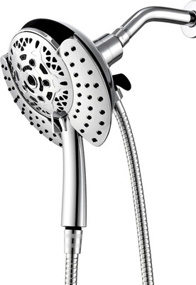 Shower Head with Handheld High Pressure:  Hand Held Shower Head & Rain Shower He