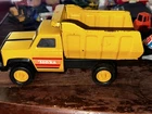 Vintage 1980's TONKA Yellow Dump Truck, Pressed Steele Made In USA, Preowned
