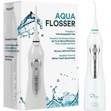 NIB - AQUAFLOSSER PROFESSIONAL RECHARGEABLE ORAL IRRIGATOR