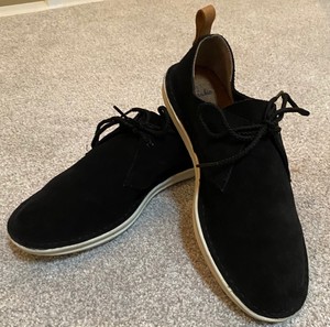 clarks black suede shoes