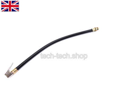 1/2'' (12,5mm) KFZ Flexible Clip On Luftleitung Reifen Reifenfüller Schlauch 38cm