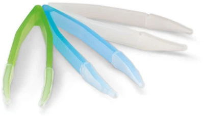 BREITFELD & SCHLIEKERT GMBH Kontaktlinsen Pinzette klein für weiche Linsen mit Silikonspitzen für unterwegs