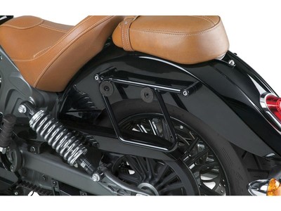 NATIONAL CYCLE Cruiseliner Saddlebag Mount, Gloss Black 15-19 für Indian Midsize