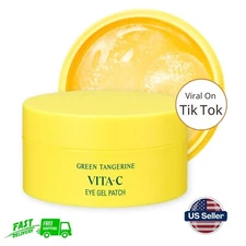 GOODAL Green Tangerine Vitamin C Moisturizing Eye Patch, 5-minute, Hydrating Gel
