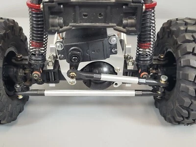 JP GARAGE Front Steering Links Mount Kit Tamiya 1/10 R/C Toy Toyota Hilux Tundra Ford F350