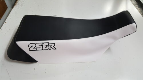 HONDA trx 250r trx250r seat cover blk & white with black gripper - Photo 1 sur 4