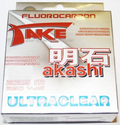Lineaeffe Take Akashi Fluorocarbon 225m 0,70mm 43,8kg ultraclear