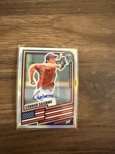 2026 Panini Stars & Stripes Prizm Silver Prizm AUTO SP CONNOR SALERNO HOLO