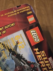 LEGO: Wolverine's Chopper Showdown 6866 Box Only Marvel X-Men Vintage