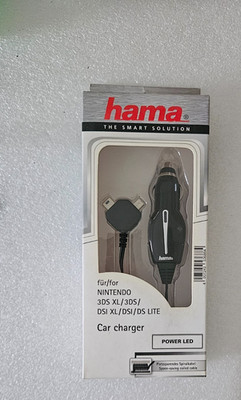 hama - Auto-Ladekabel für NINTENDO 3DS XL / 3DS / DSI XL / DSI / DS LITE - neu