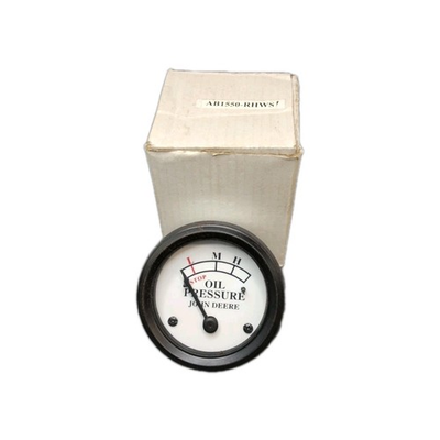 #ad JDS419 John Deere Oil Pressure Gauge with Bracket White Dial 25PSI $38.00