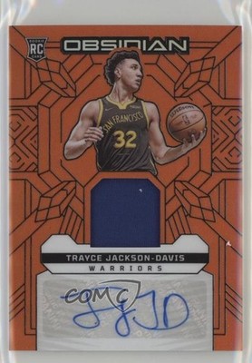 2023 Obsidian Electric Etch Orange Flood 13/75 Trayce Jackson-Davis Auto RC lz7