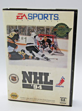 NHL '94 (Sega Genesis, 1993, Complete in Box, CIB, with manual) TESTED / WORKS