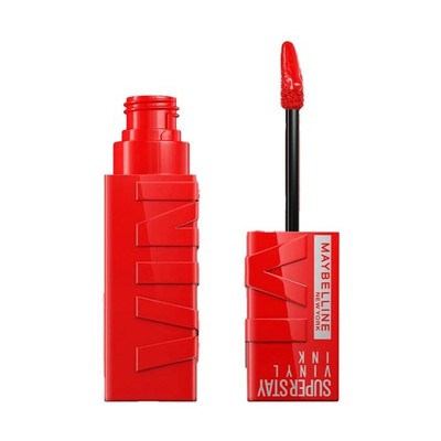Maybelline New York Superstay Vinyl Ink Liquid Lipstick, Peppy Shade 4.2ml
