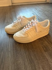 Gola Grandslam Leather Sneakers WOMEN 7.5 shoe streetwear style white gold