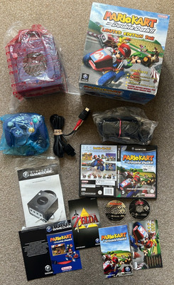 Mario Kart Purple GameCube Limited Edition Pak Konsole - sehr guter Zustand - **SAMMLER**