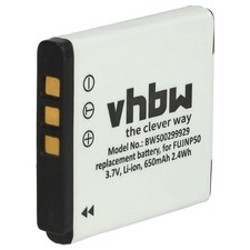 Batterie pour Kodak Pocket-Camcorder Playsport Waterproof Zi8 Zi19 650mAh 3,6V