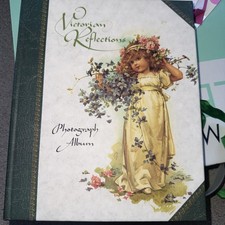 Gorgeous & Charming Vintage Victorian Childrens Reflections Photograph Album